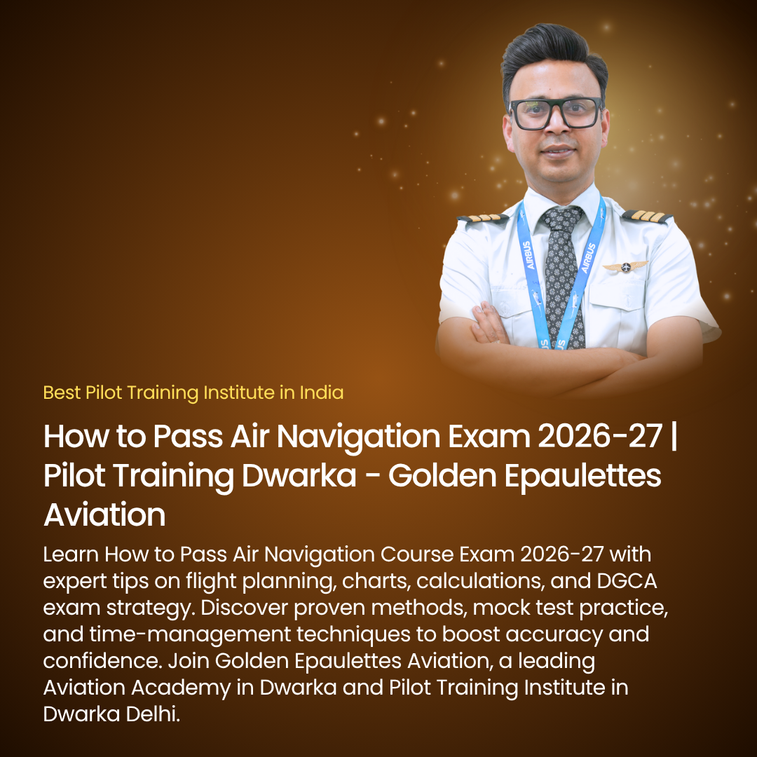 ATPL Licensed Pilots Role 2026-27 | Aviation Industry | Pilot Training Dwarka - Golden Epaulettes Aviation